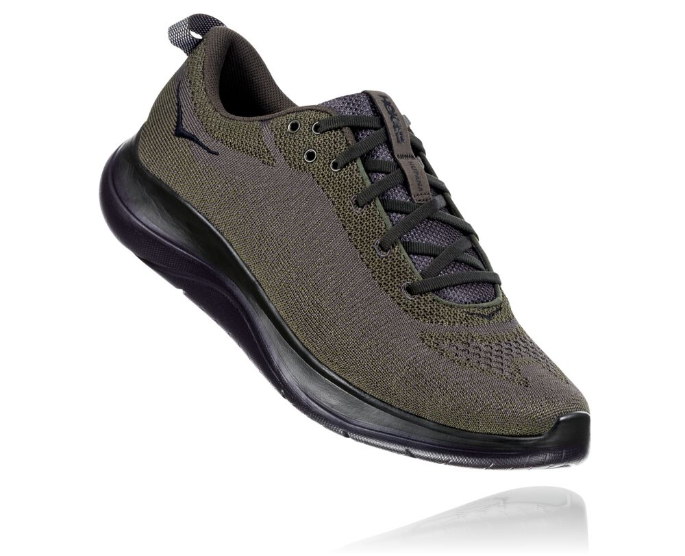 Hoka One One Hupana Flow Wides Herr Grå Gröna/MörkLila - SE-3228652